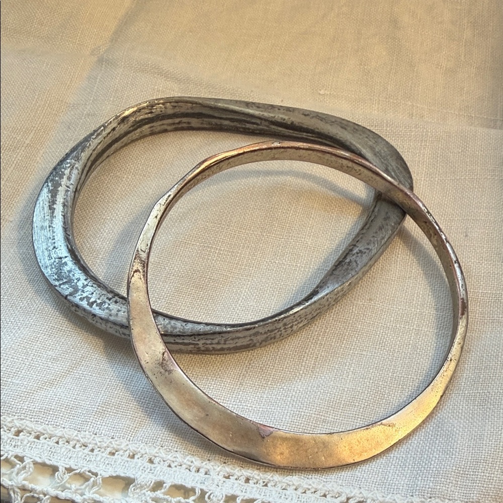 Silver bracelets
